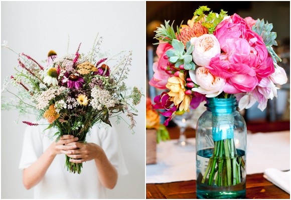 Decorar con flores frescas