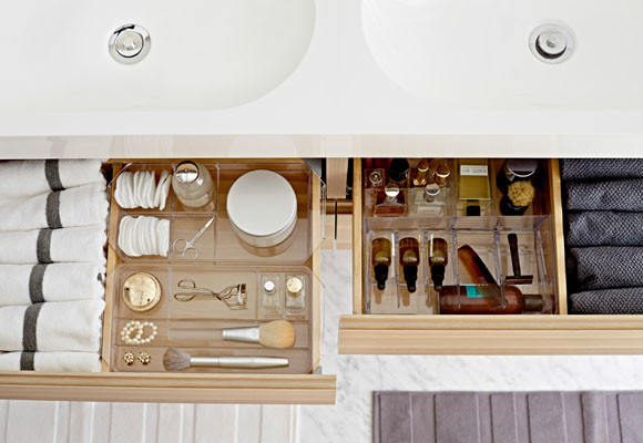 Perfecto orden en el baño