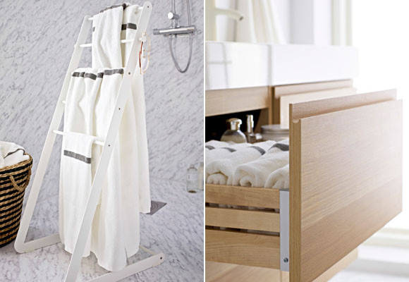 Perfecto orden en el baño