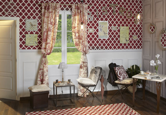 Un atrevido papel de pared