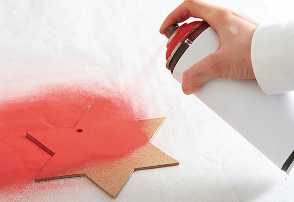 Una corona de ramas, navideña