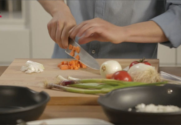 Crema de marisco con gambas salteadas 7 Crema de marisco con gambas salteadas