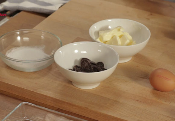 Parfait de chocolate a las almendras