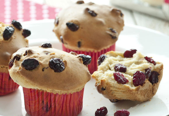 Muffins de arándanos