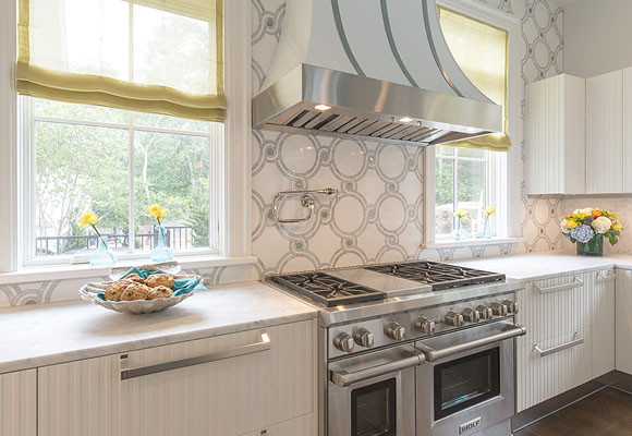 Una romántica cocina de color turquesa - Soluciones - DecoEstilo.com