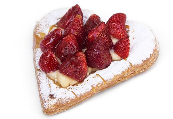 Corazón de fresas de Turris