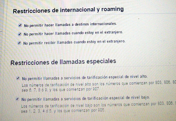 Protégete de los abusos en llamadas de tarificación especial y SMS Premium