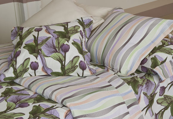 Tulipanes en la cama