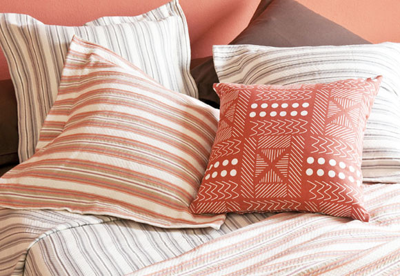 Primavera naranja en el dormitorio