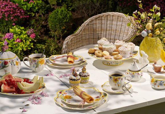 Conejitos y huevos de pascua