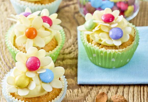 Cupcakes de primavera