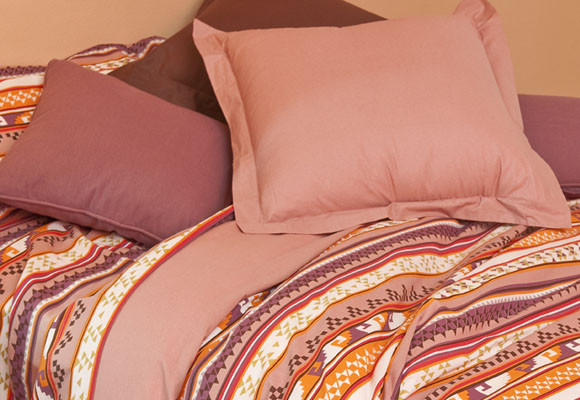 Estilo étnico para decorar este dormitorio