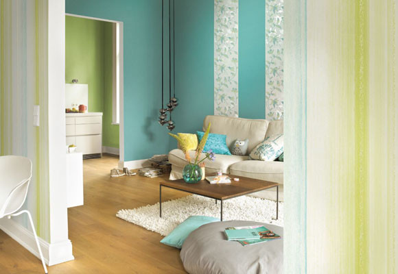 Decorar las paredes con flores