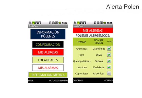 Las mejores Apps para alérgicos al polen 8 App alerta polen