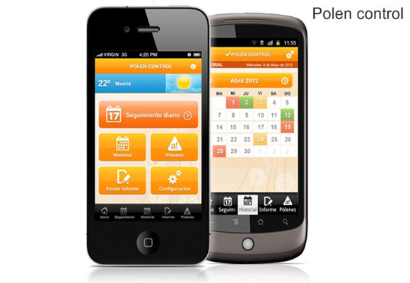 Las mejores Apps para alérgicos al polen 7 App polen control