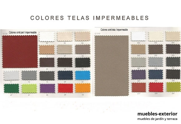 Sofás de jardín de diseño, modulares e impermeables