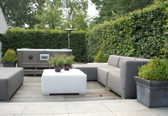 Sofás de jardín de diseño, modulares e impermeables