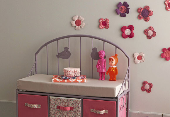 Decora la pared del dormitorio de los niños