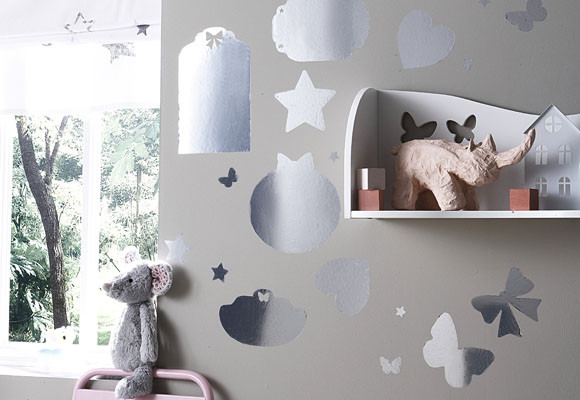 Decora la pared del dormitorio de los niños