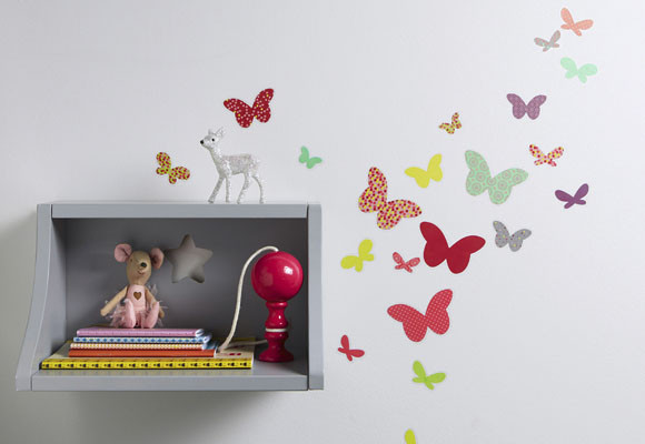 Decora la pared del dormitorio de los niños