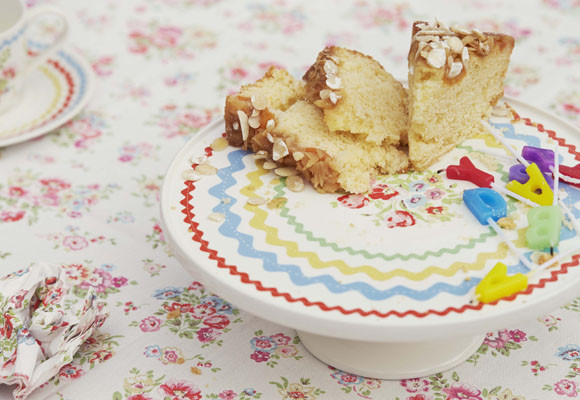 Una fiesta de cumpleaños en el jardín