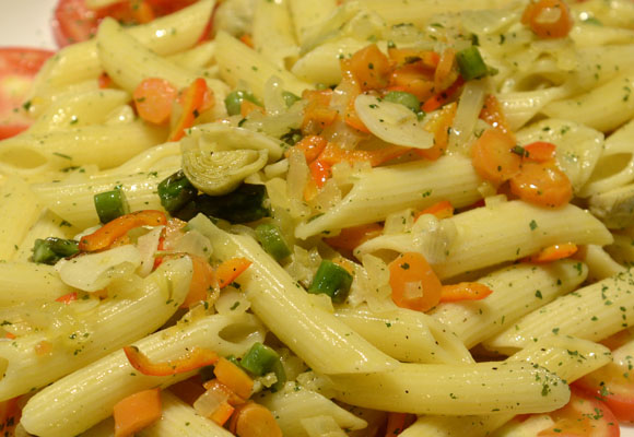 Pasta con verduras