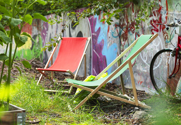 Tumbonas y hamacas plegables