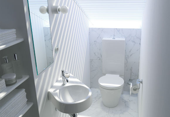 Cómo decorar cuartos de baño pequeños