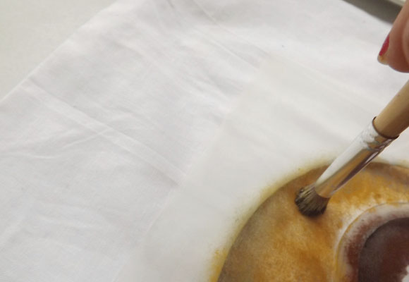 Un bonito cojín búho con stencil