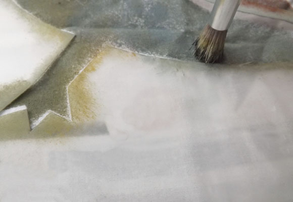 Un bonito cojín búho con stencil