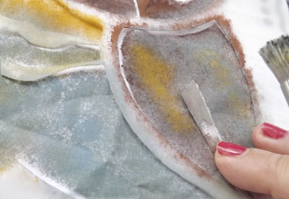 Un bonito cojín búho con stencil