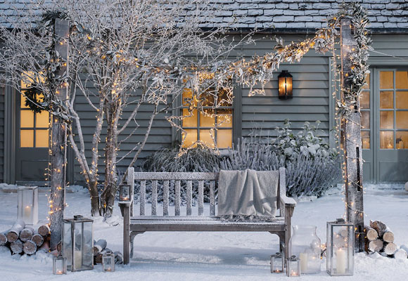 Luces de Navidad en cualquier rincón