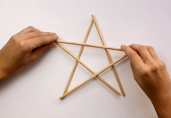 Cómo crear una estrella de Navidad