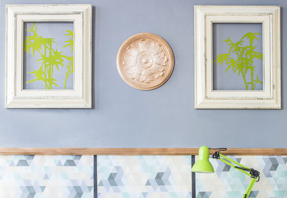 Acabado envejecido para un marco