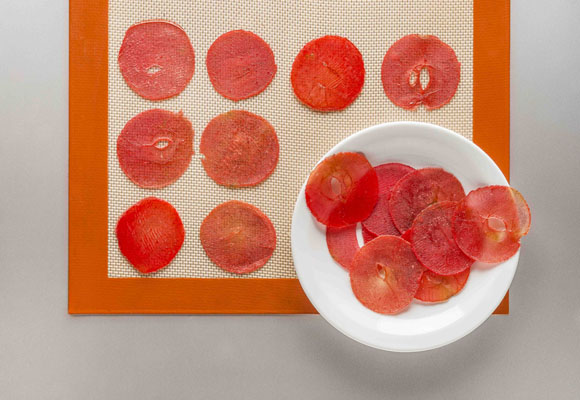 Un ramo de flores realizado con manzanas 12 Un ramo de flores realizado con manzanas