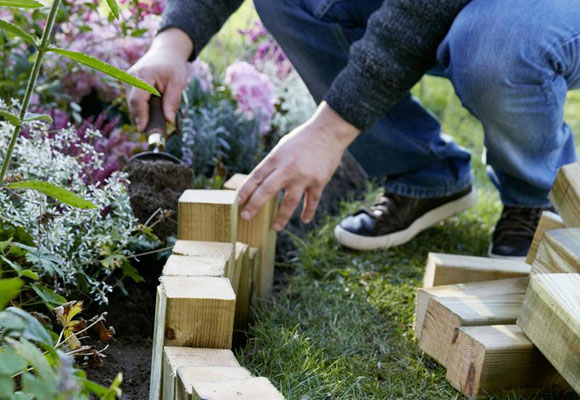Un arriate de madera para el jardín - Bricolaje - DecoEstilo.com