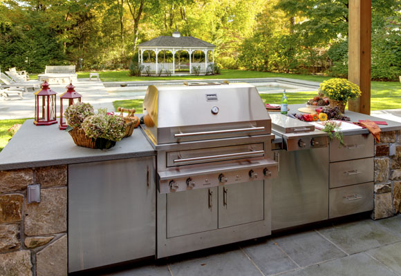 Cocina en el jardín - Soluciones - DecoEstilo.com