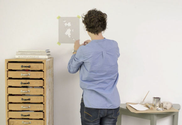 Cómo utilizar una plantilla decorativa 9 Cómo utilizar una plantilla decorativa