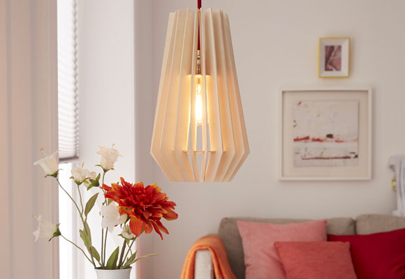 DIY Una lámpara de madera