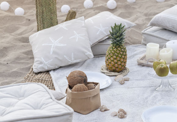 El verano más confortable, rodeados de cojines