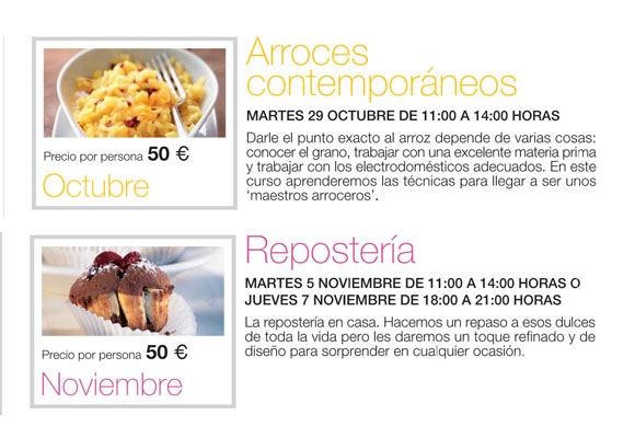 Talleres de cocina Miele Experience
