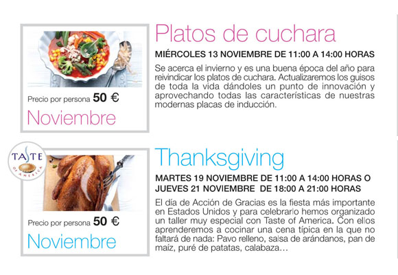 Talleres de cocina Miele Experience