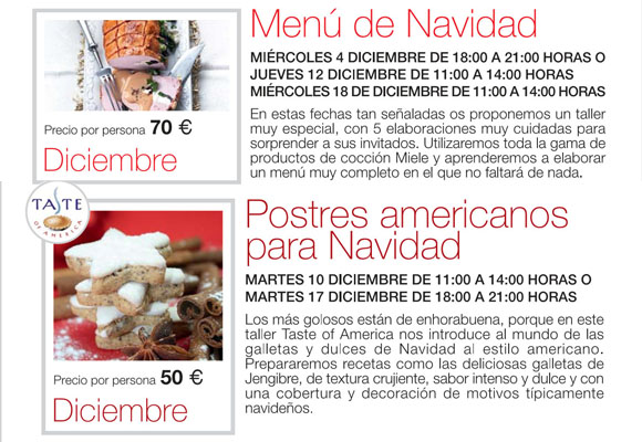 Talleres de cocina Miele Experience