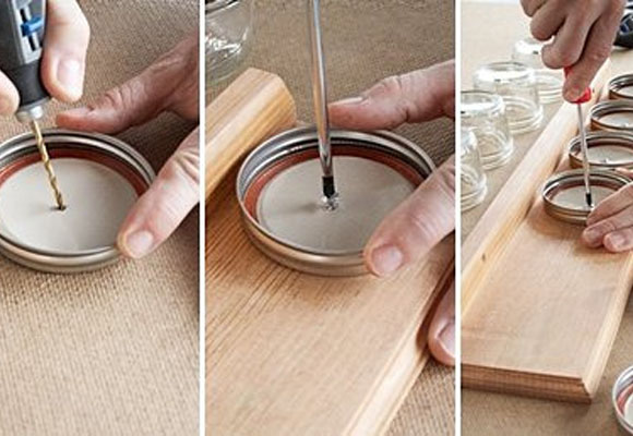 Un especiero de madera