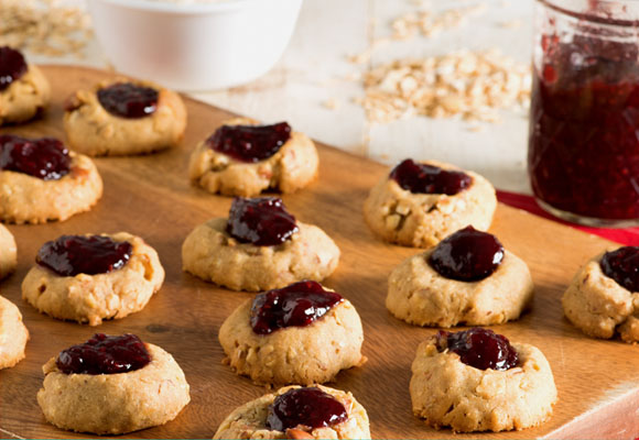 Galletas de frambuesa y almendra