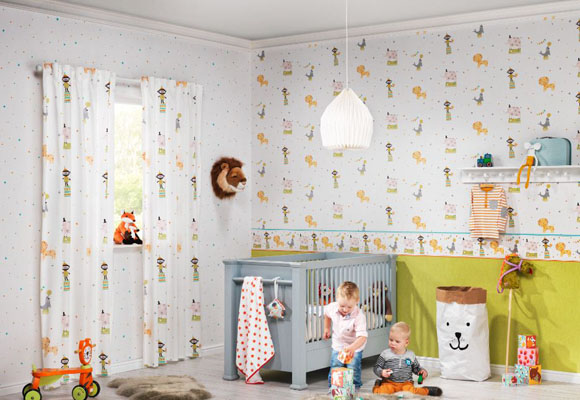 Papel pintado para decorar habitaciones infantiles 9 Papel pintado para decorar habitaciones infantiles