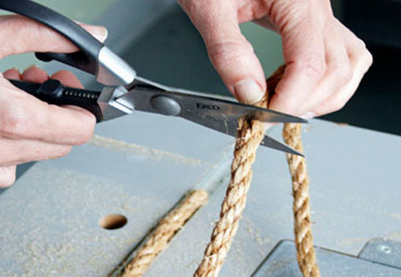 Un juguete de madera para el jardín