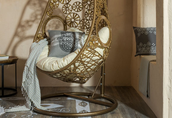 Un columpio en el dormitorio