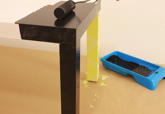 Convierte una mesa en una pizarra para los peques 6 Convierte una mesa en una pizarra para los peques