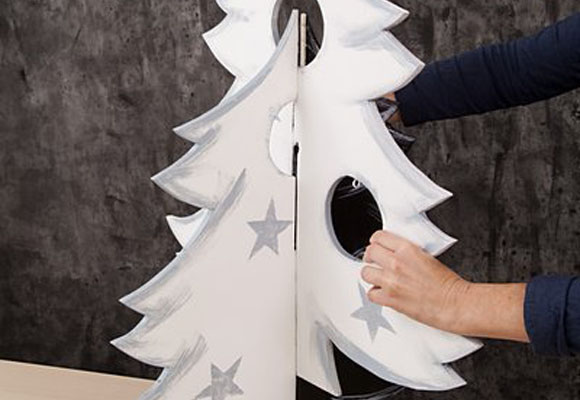 Un árbol de Navidad de madera 5 Un árbol de Navidad de madera